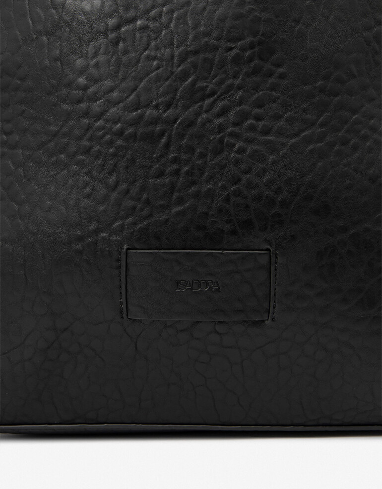 Shopper Shopper Con Doble Asa - Negro