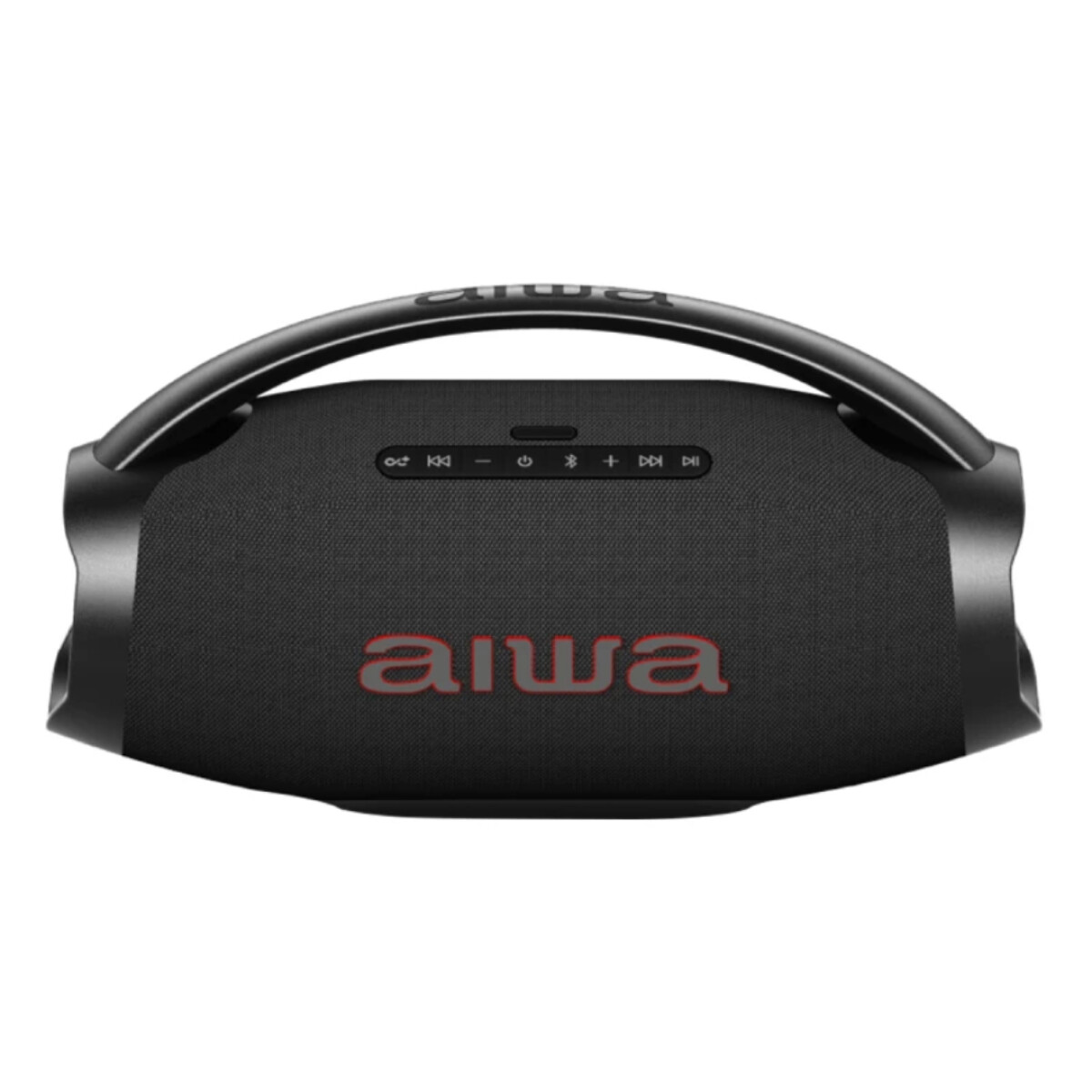 Parlante Boombox Aiwa AWH51BT 1300W P.M.P.O - Negro 