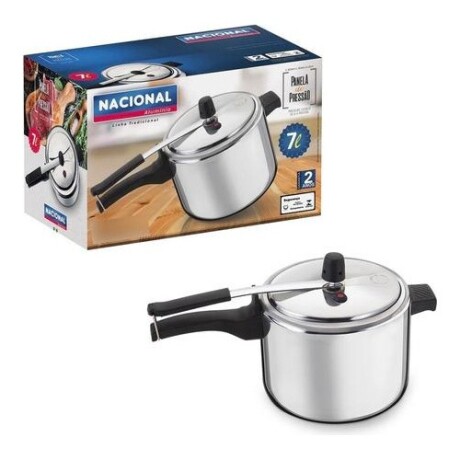Olla a presión Aluminio Nacional 7L 24cm en aluminio pulido Olla a presión Aluminio Nacional 7L 24cm en aluminio pulido