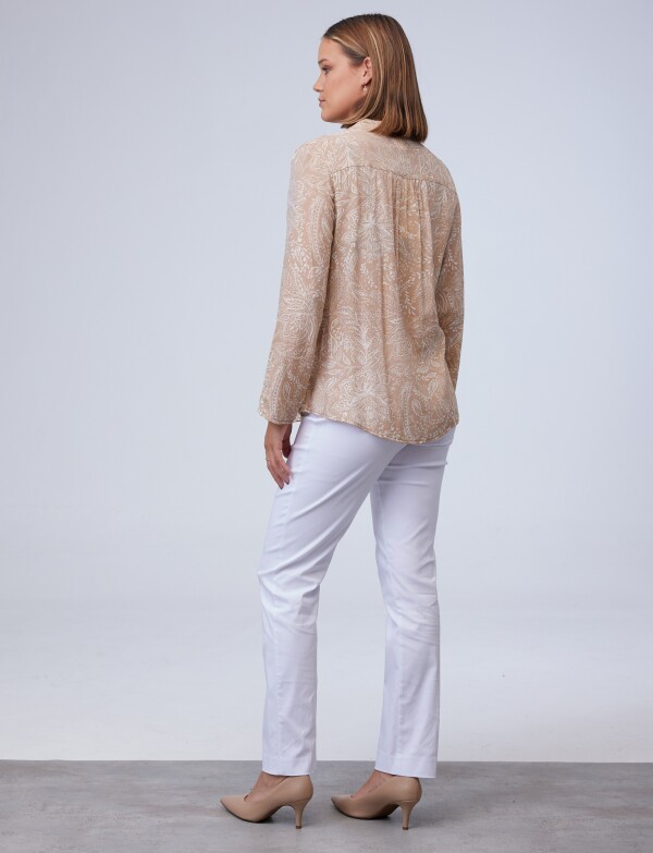 Camisa Print BEIGE/MULTI