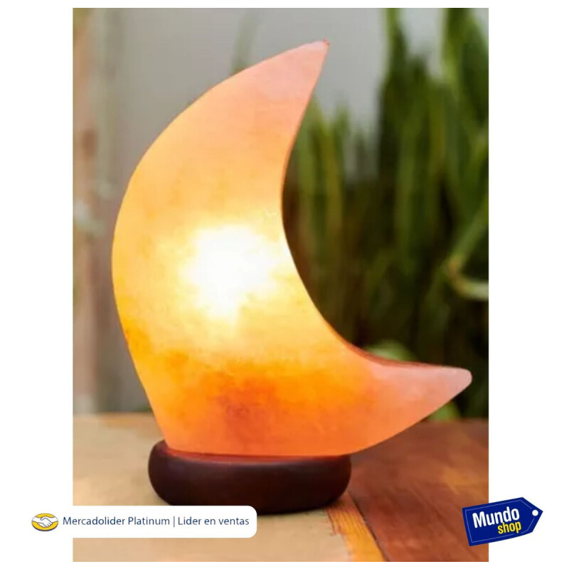Lámpara De Sal Del Himalaya De Luna Usb Premium Oferta Blanco