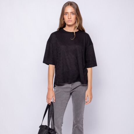 REMERA BLANCA Negro
