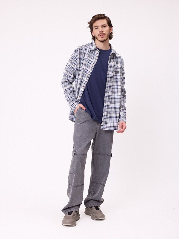 CAMISA VUNNI RUSTY Gris Oscuro