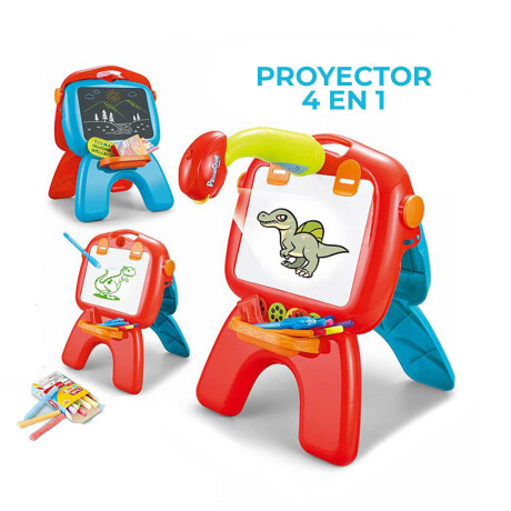 Set Proyector Pizarra Juego 4 En 1 C/Luz Marcadores Jug020019