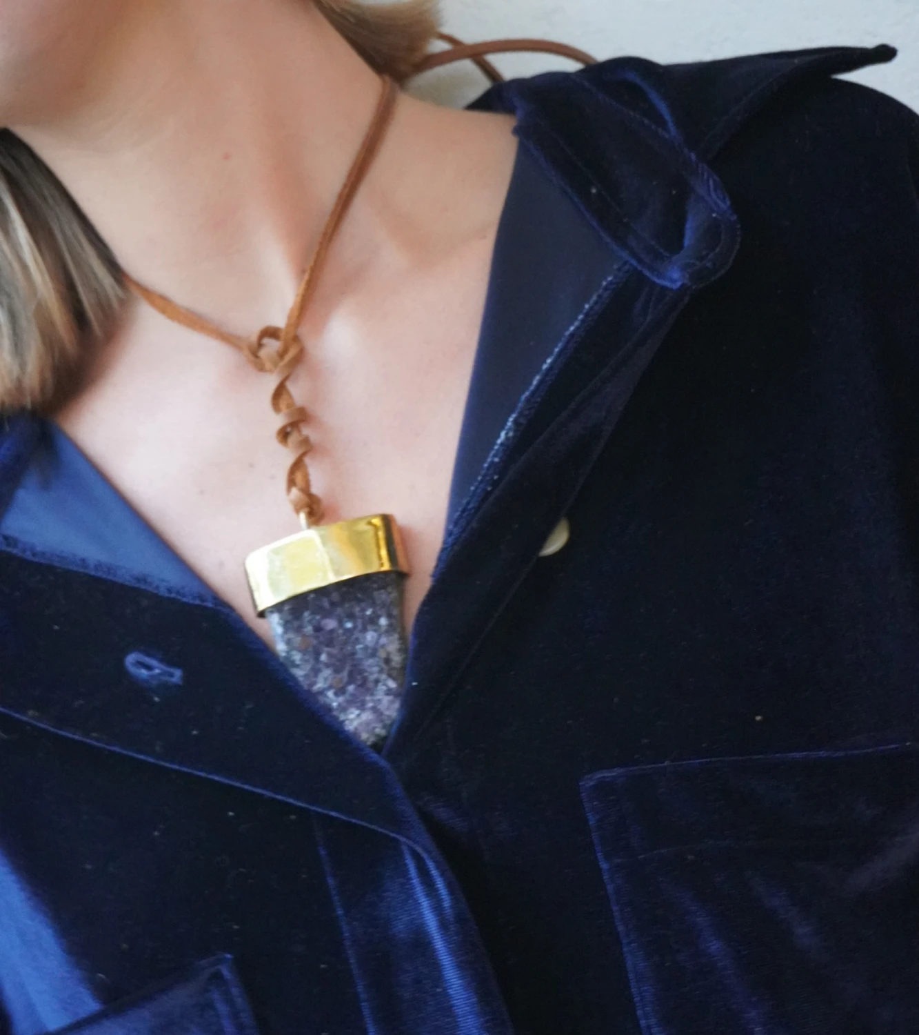 Amatista Necklace violeta n/a