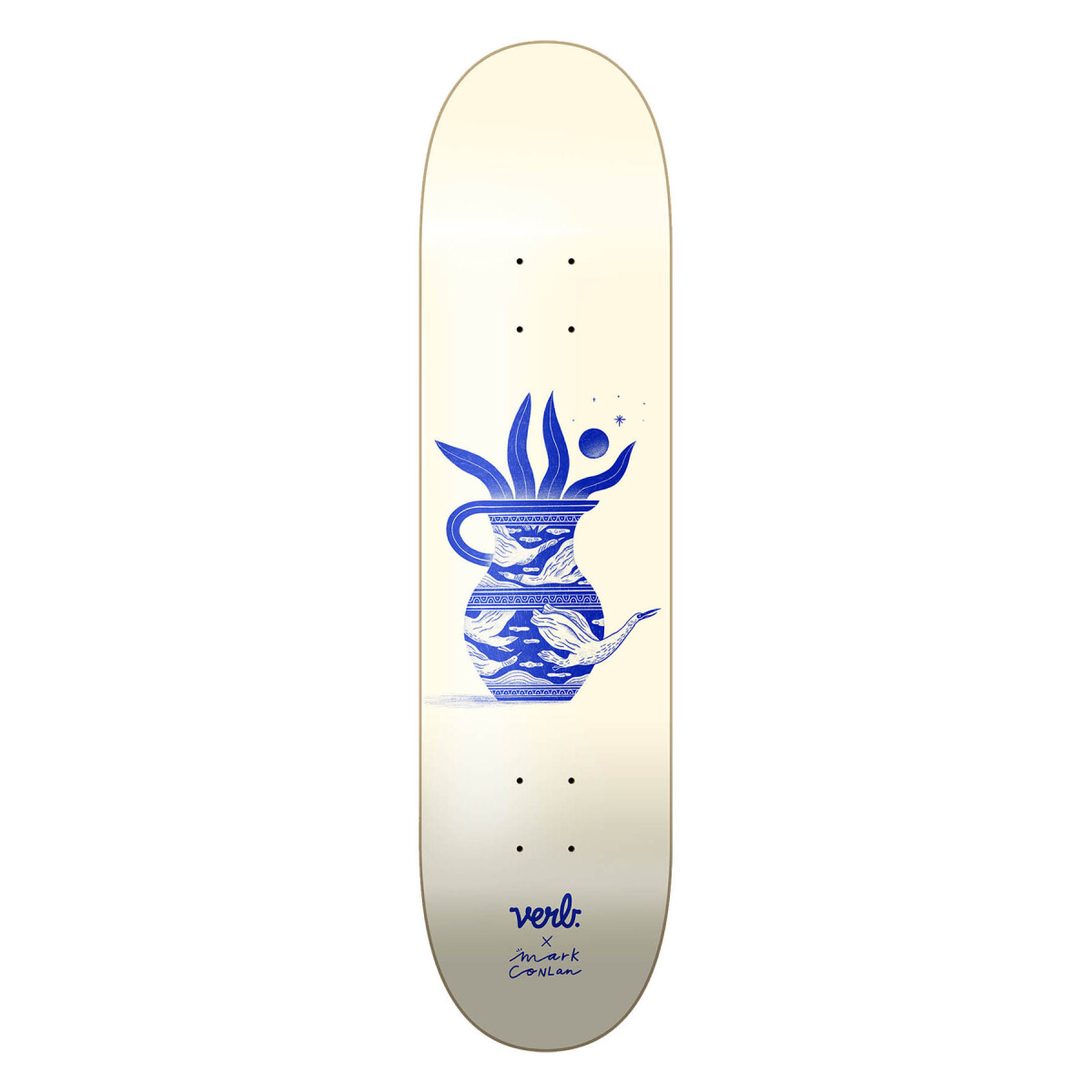 Deck Skate Verb 8.25" - Double Cream (Sólo Tabla · Lija Incluída) 