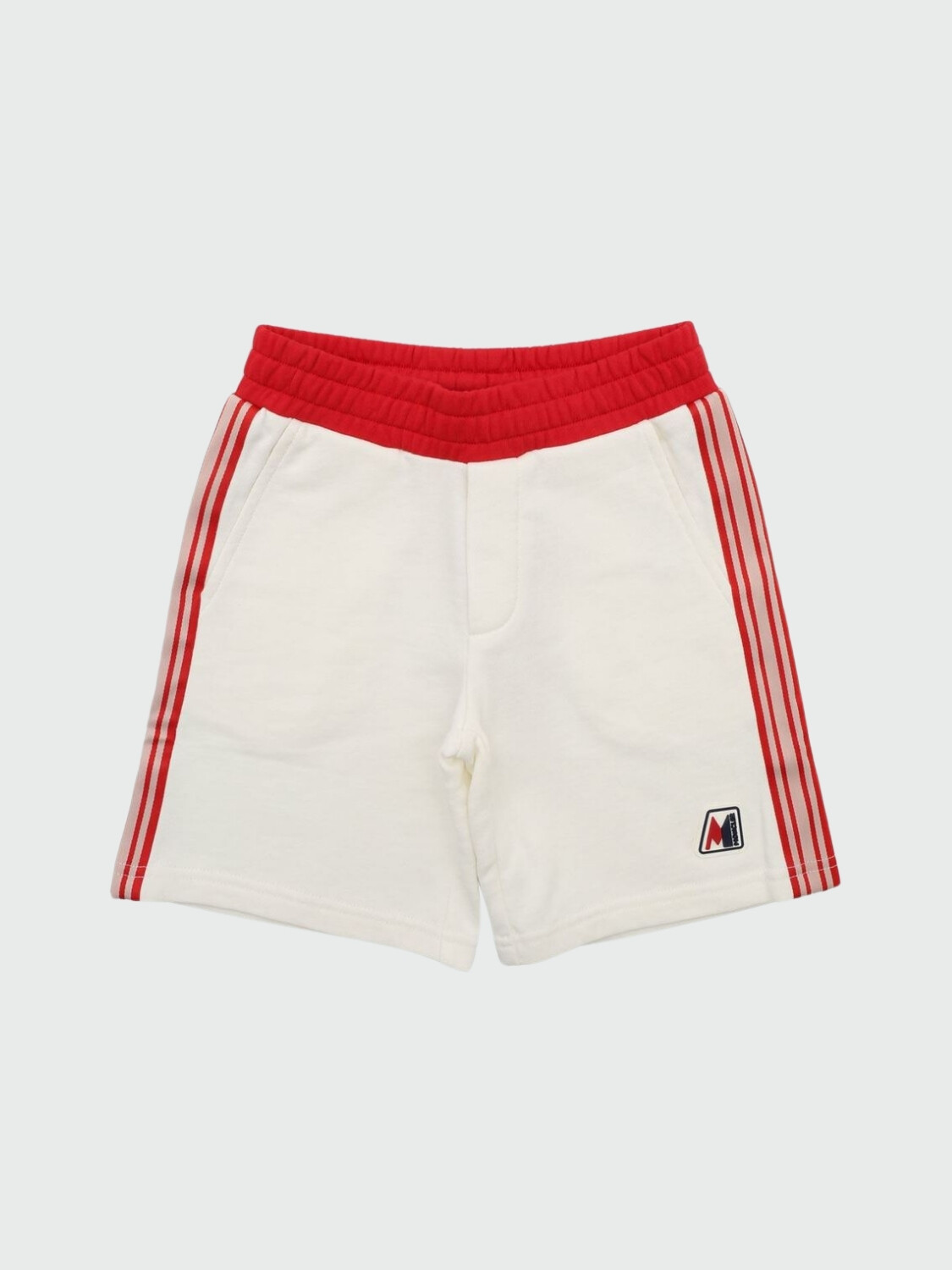 Moncler Kids- Bermuda deportivo Blanco