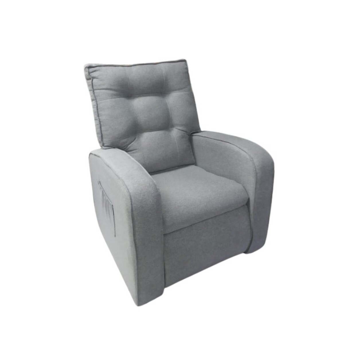 POLTRONA RECLINABLE ROMA GRIS CLARO AA82 