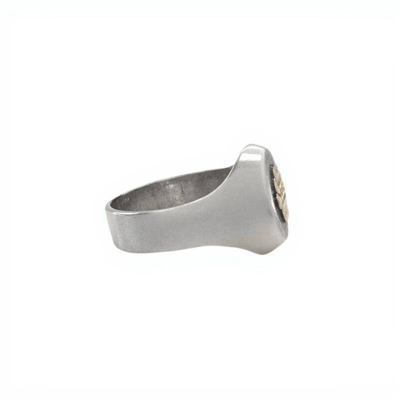 Anillo Profesión Pastelero - Plata y Oro-Sin Piedra-AP5935 sinpiedra