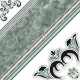 Ceramica Verde Geometrico Brillo Liso 45X45Cm Piso