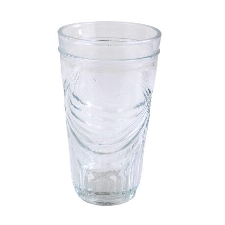 VASO VIDRIO LABRADO BASE REDONDA 7X12.5CM VASO VIDRIO LABRADO BASE REDONDA 7X12.5CM