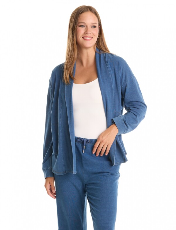Cardigan Denim Abierto JEAN