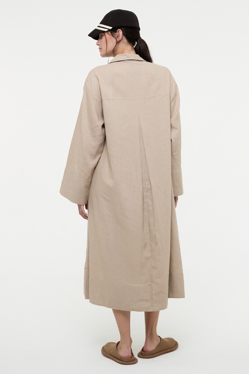 CAMISA OVERSIZED Camel