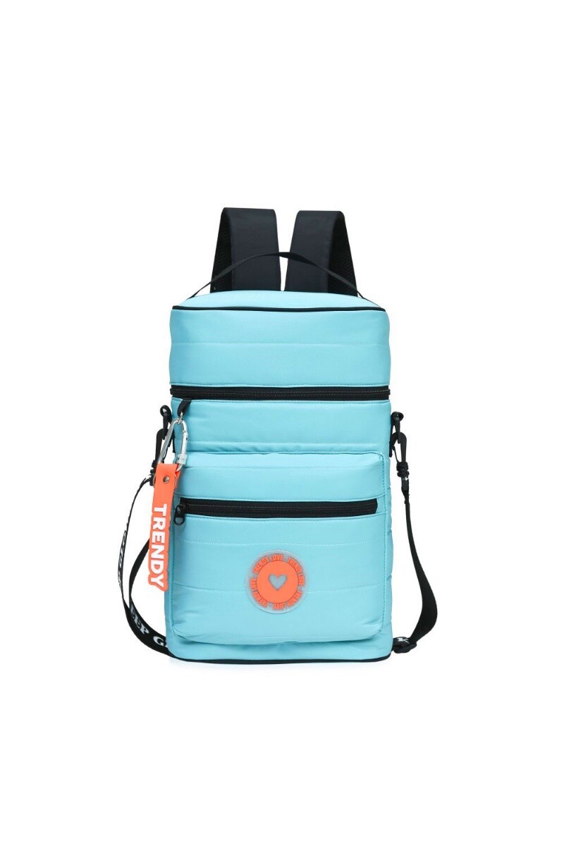 Mochila metera Trendy - Celeste 