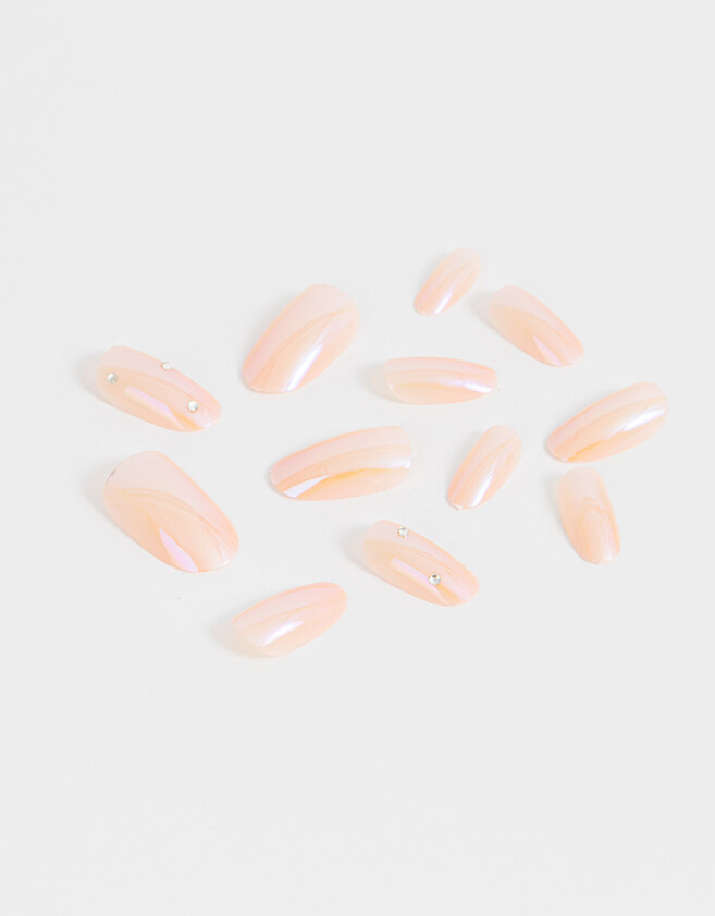 Nail Art Servin Looks Uñas Postizas Almendradas - Rosa Claro