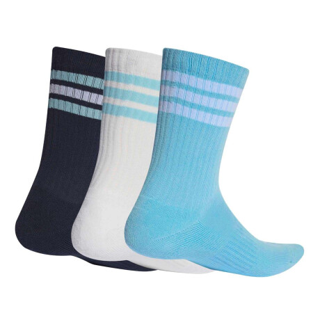 Medias Sportswear 3 Stripes 3 Pack Unisex Azul