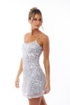 VESTIDO MENCIA PLATEADO