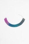 Gargantilla multicolor strass azul
