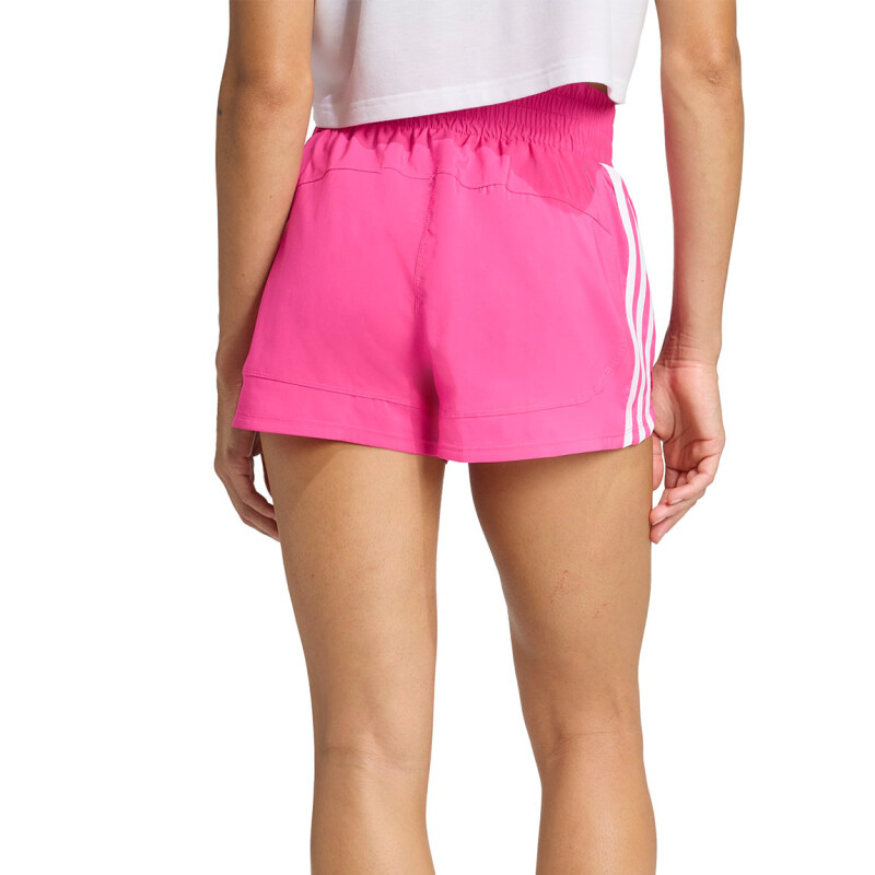 Short Mujer Adidas Training Pacer Fucsia-Blanco