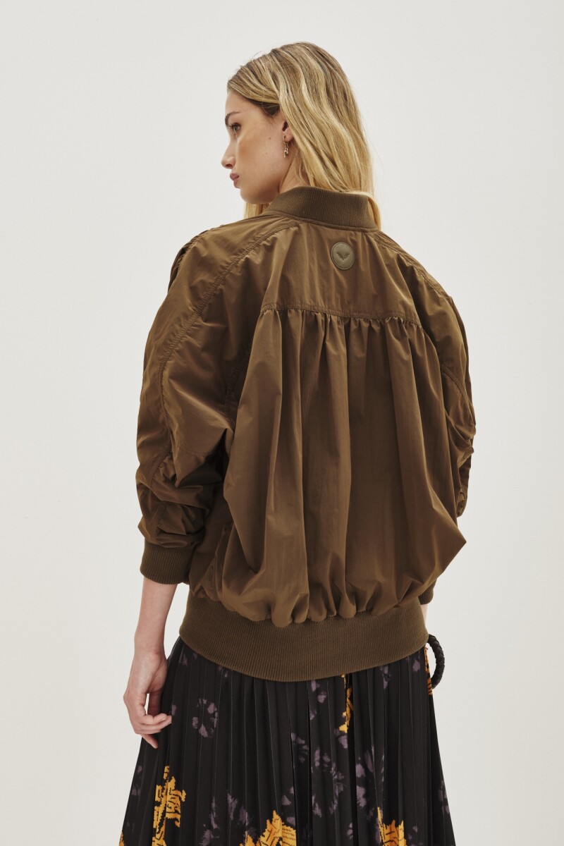Campera Bomber Marron
