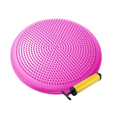 Disco Rosa De Balance Y Equilibrio Bosu Entrenamiento + Inflador De Mano DBA001 Disco Rosa De Balance Y Equilibrio Bosu Entrenamiento + Inflador De Mano DBA001