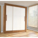Placard Ropero 3 Puertas Corredizas Dormitorio Marrón