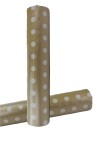 Papel Regalo Bobina 60cm x 100mts WHITE DOTS