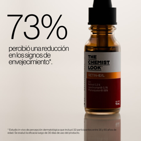 Sérum The Chemist Look Retin E/L Booster 15ml Sérum The Chemist Look Retin E/L Booster 15ml