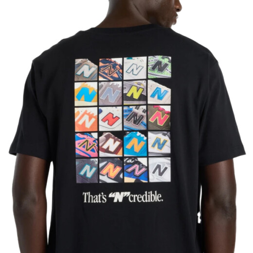 Remera New Balance N Collage - Negro Remera New Balance N Collage - Negro