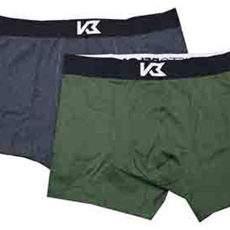 Boxer de Hombre KristoBelga Pack x 2 Gris - Verde