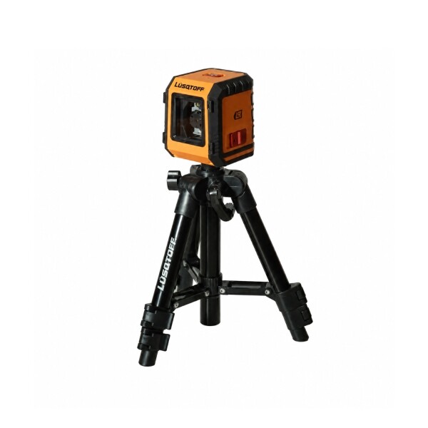 NIVEL LASER CRUZ VERDE - 10 MTS - CON TRIPODE LUSQTOFF Nivel Laser Cruz Verde - 10 Mts - Con Tripode Lusqtoff