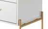 Cómoda Aparador Jasper 1.82 White Gloss Gold
