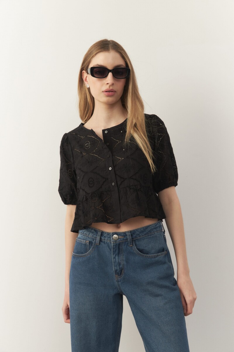 TOP MILANO - Negro 