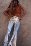 Leather Pants silver
