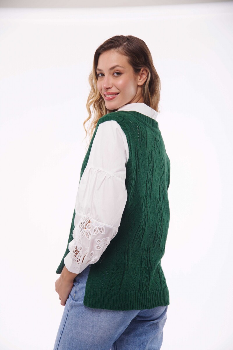 CHALECO ANETA VERDE
