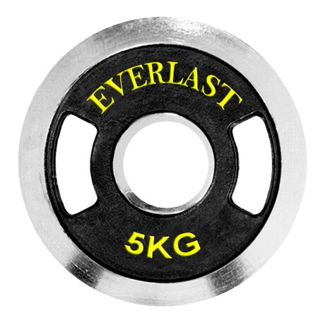 Disco Everlast Hierro Pase Olímpico C/Agarre 5 Kg Disco Everlast Hierro Pase Olímpico C/Agarre 5 Kg
