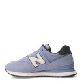Championes de Mujer New Balance 574 Celeste - Negro