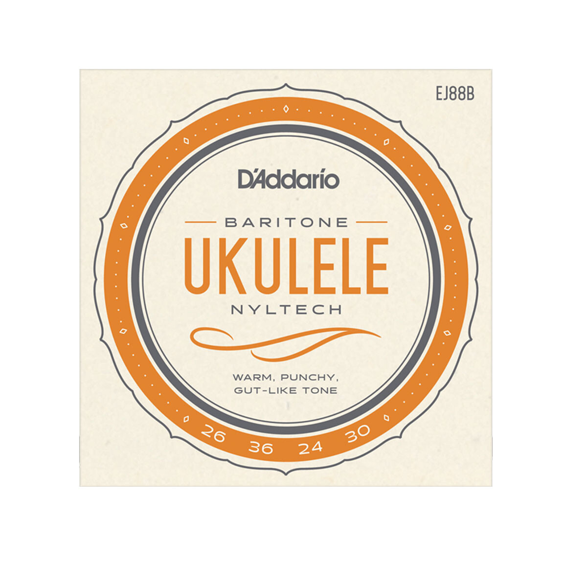 Encordado Ukelele Daddario Ej88b Nyltech Baritono 