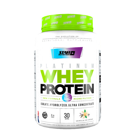 Platinum Whey Protein 30 servicios - Star Nutrition vainilla