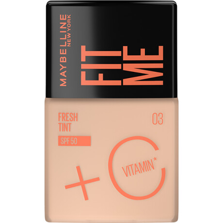 Base líquida Fit me + vitamina C Maybelline Tono 03