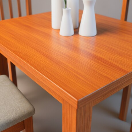 JUEGO DE COMEDOR MESA Y 4 SILLAS TODO EN MADERA MACIZA JUEGO DE COMEDOR MESA Y 4 SILLAS TODO EN MADERA MACIZA