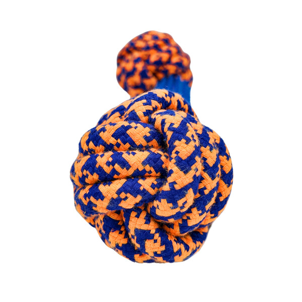 Juguete Perro Masticable Cuerda Soga Nudos Dental 22Cm Variante Color Azul