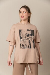 REMERA ANIMO Camel