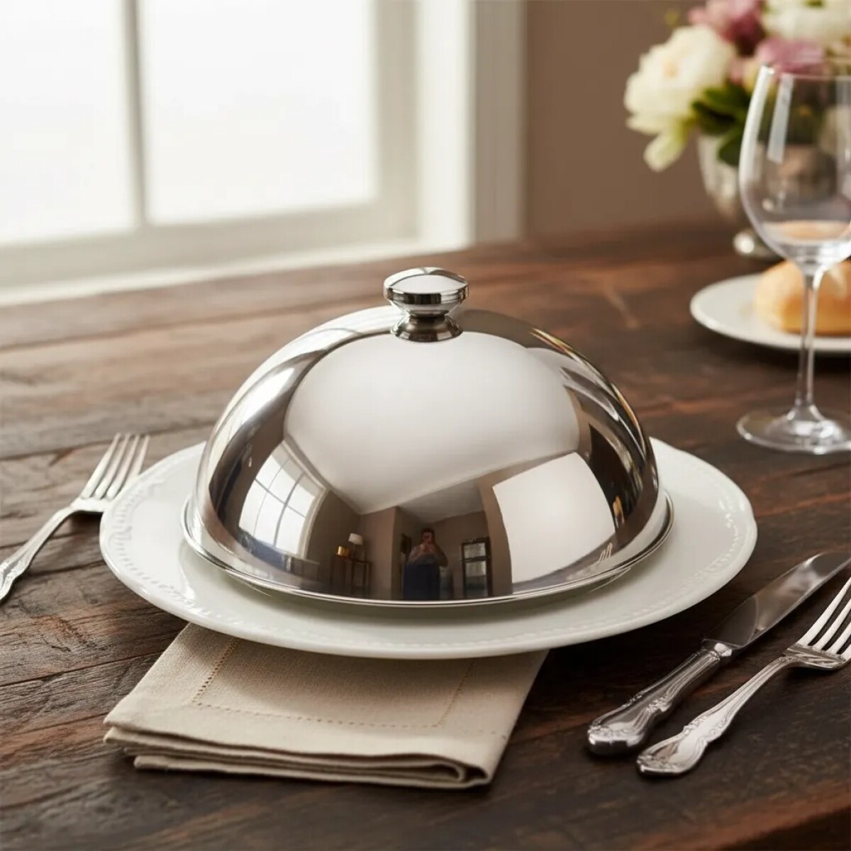 CAMPANA PARA PLATO 24CM - 61427/240 - TRAMONTINA 