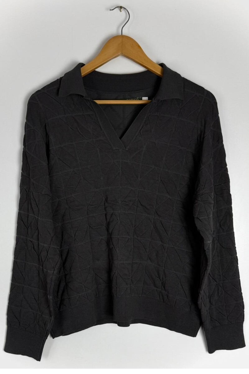 SWEATER C/VISCOSA IRON - NEGRO 