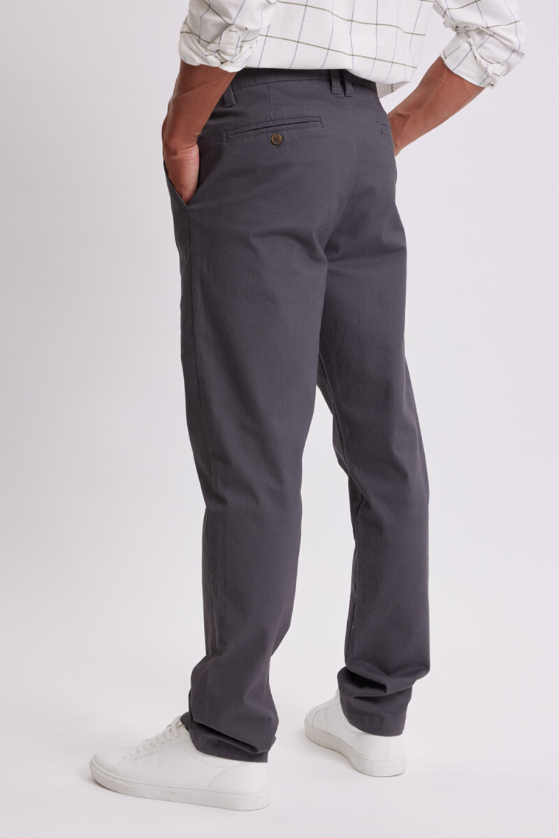 Pantalón chino Gris