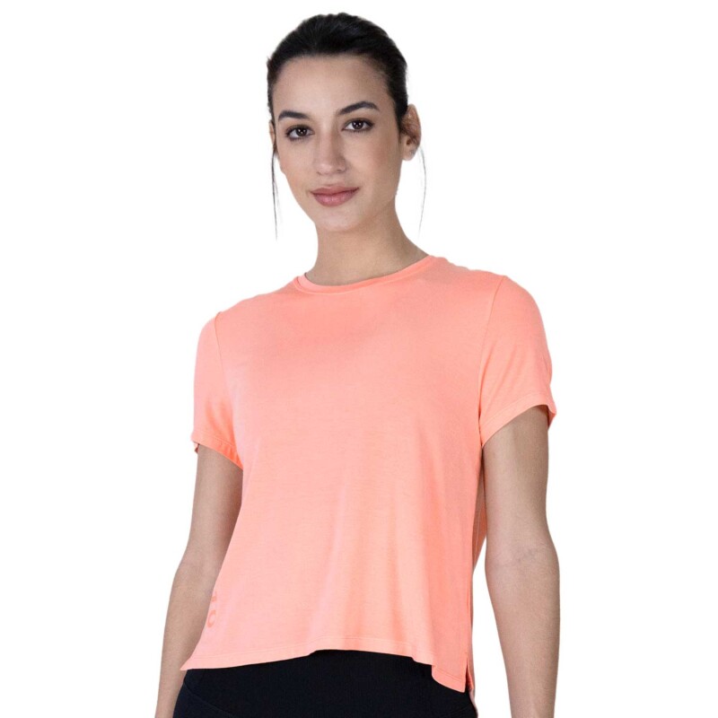 TSHIRT FEM MOD/SPX EVERLAST S.1910 WT M PEACH