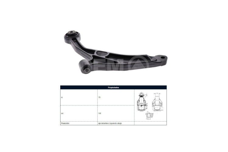 Parilla De Suspension Delantera Dodge Journey 08-25 Izq Parilla De Suspension Delantera Dodge Journey 08-25 Izq