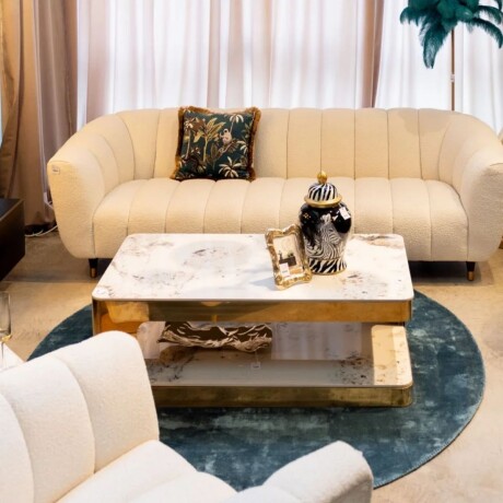 MESA DE CENTRO NUBE DUO Blanco - Medium