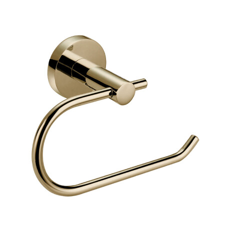 PORTA ROLLO METALICO MATE DE LA LINEA MODENA COLOR DORADO DORADO-BRUSHED GOLD